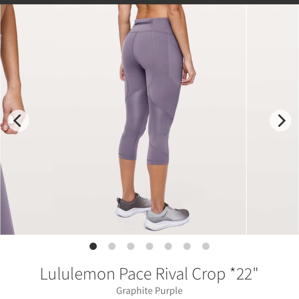 Lululemon Pace Rival Crop 22’